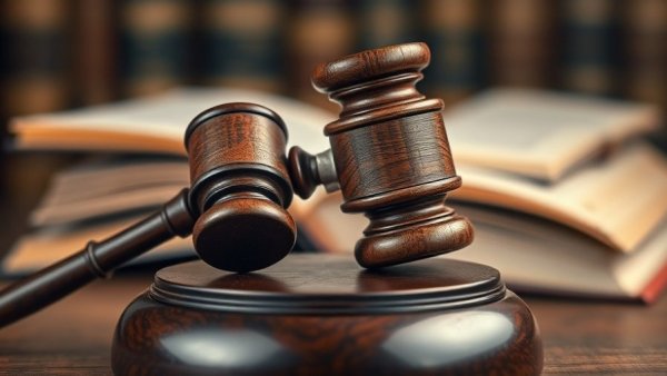 Maryland DPSCS contracting fraud sentencing scene with gavel on base.