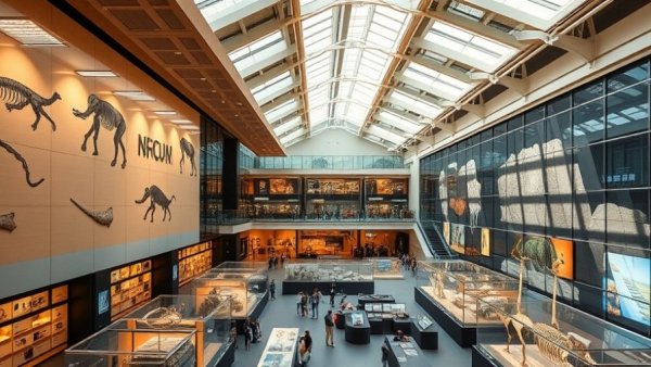 Kalamazoo Valley Museum exhibits showcasing history and science.