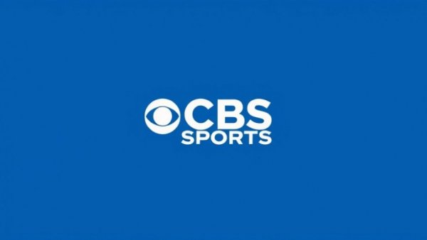 CBS Sports logo on blue background