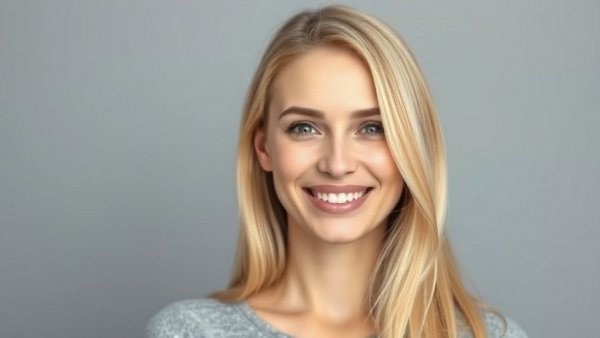 Smiling woman showing supportive expression, supporting siblings through divorce.