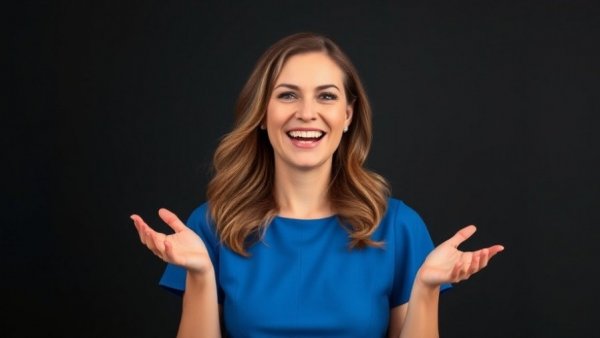 Smiling woman offering advice, navigating family dynamics.