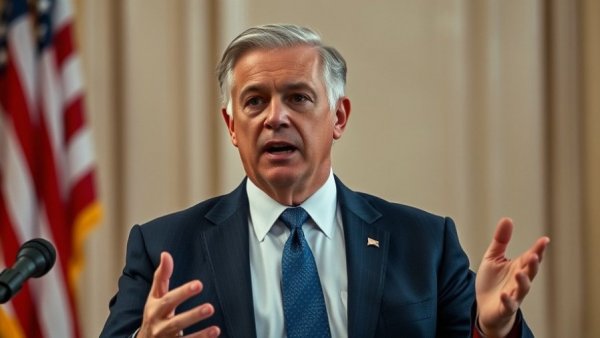 Man speaking about Michigan politics with confidence.