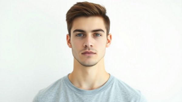 Casual young man in blue t-shirt, reflecting on big tech to startup journey.