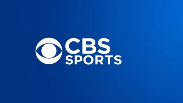 CBS Sports logo on blue background for Virginia vs Miami ACC showdown.