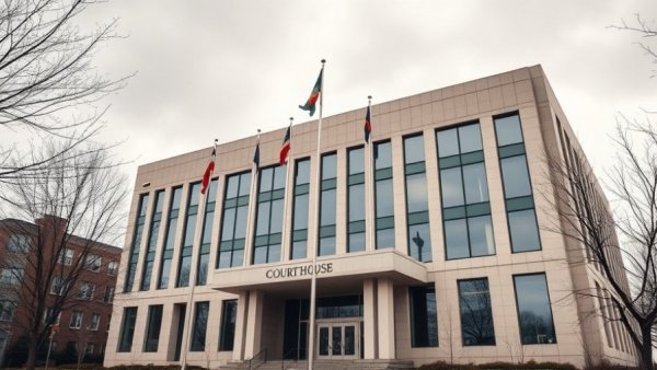 Courthouse building representing the impact of drunk driving on communities.