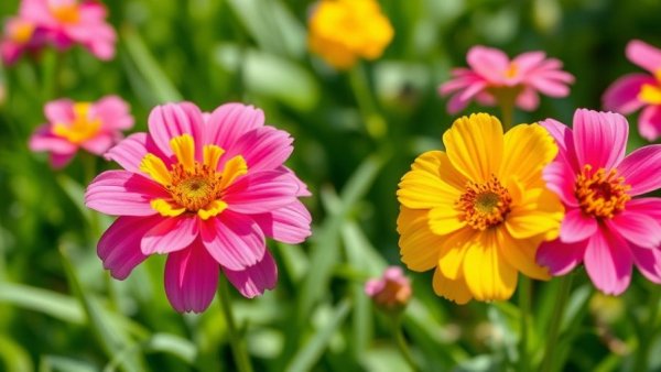 Start a backyard planting box in Muskegon with colorful flowers.