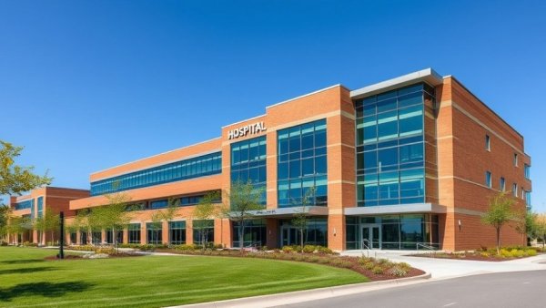 New behavioral health hospital in Lansing with modern design.