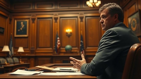 Courtroom scene depicting Michigan consumer protection judgment against contractor.
