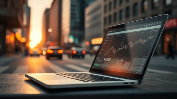 Web design and digital marketing agency acquisition concept with laptop.