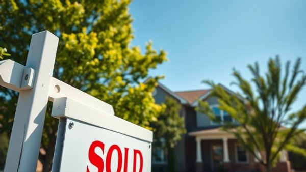 New Jersey home sold sign in suburban setting, vibrant for February 2026 home sales trends.