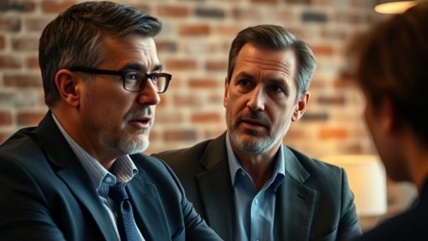 Professional man discussing end bottle return law in Michigan.