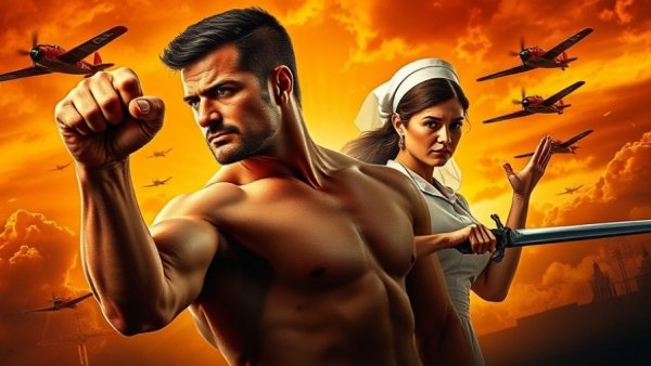 Prisoner of War 2025 film poster with intense action elements.