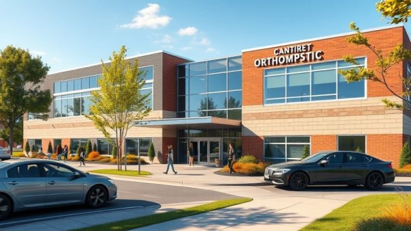 Covenant HealthCare orthopedics facility exterior with modern design.