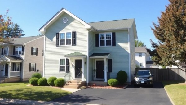 Morris County suburban duplex, showcasing real estate.