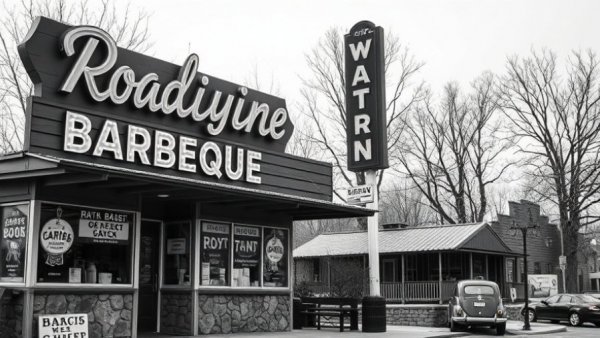Historic Michigan restaurant with vintage signage and retro charm.