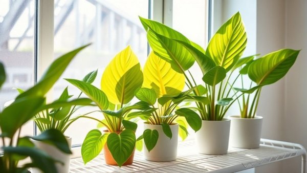 Vibrant alocasia plants indoors for beginners
