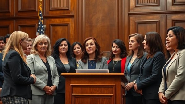 Women leaders speaking at Michigan Women’s History Month event.