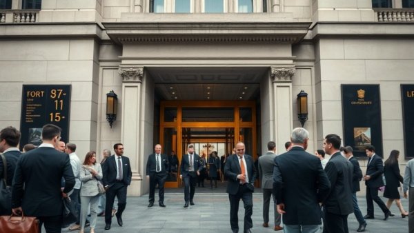 Federal Investigation Agency building with people and security