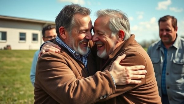 Joyful reunion depicts wrongful convictions in Michigan, emotional scene.