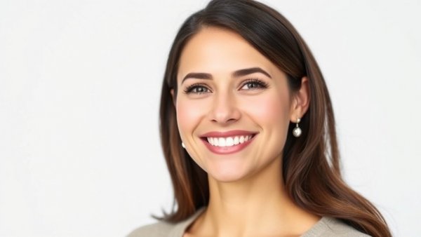 Confident woman in professional portrait, IESE Business School MBA applications focus.