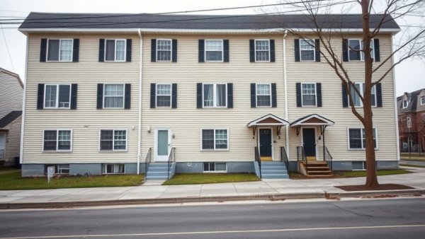 Residential building in Jersey City with immediate value-add potential.