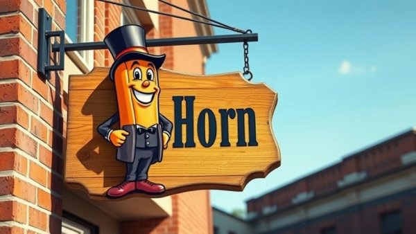 Vintage Coney Island Hot Dogs sign depicting Michigan Coney Dog History.