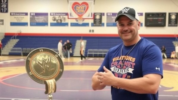 Champion wrestler returns to coaching after heart transplant