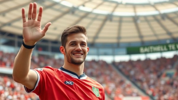 NFL free agency updates: Tua Tagovailoa waving in stadium.