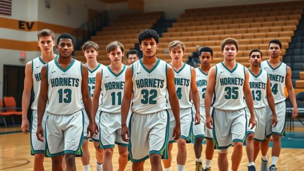 Saline girls basketball players walking on court, showing emotions.