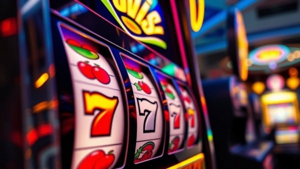 Gun Lake Casino slot machine with winning reels.