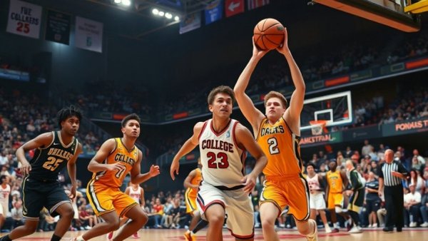 Aday Mara Big Ten Defensive Player of the Year in intense basketball defense.