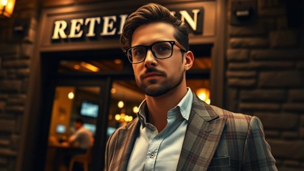 Mikey Brown Restaurant Detroit entrance with confident man