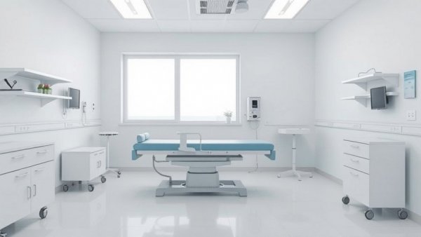 Michigan medical debt protection act: empty, clean examination room.