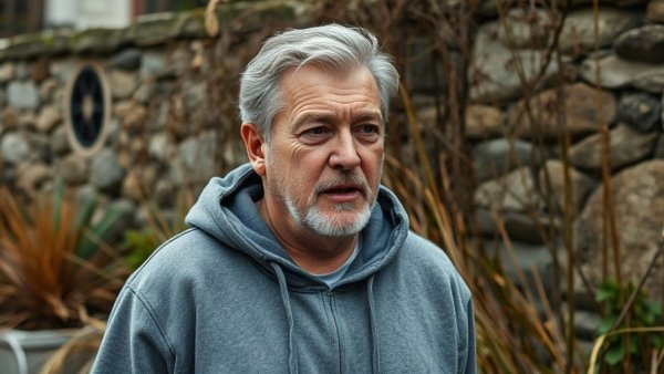 Man discussing topics related to Randolph County contractor investigation.