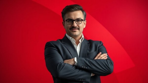 Confident man showcasing real estate operations services expertise.