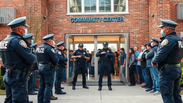 Police response to incident at West Bloomfield community center.