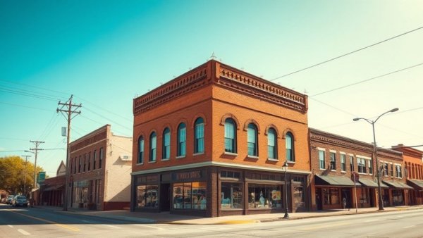 Charming historic building in Michigan, a hidden gem in small-town environment.
