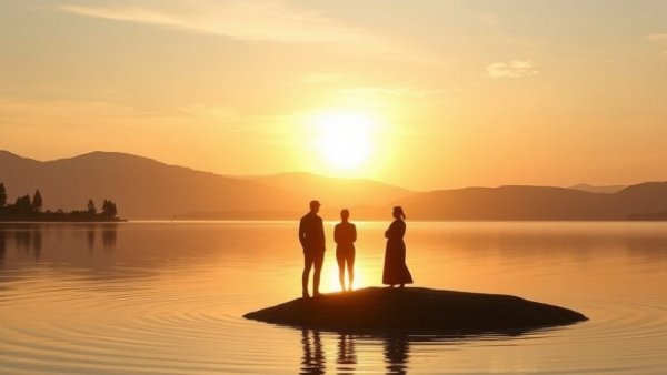 Serene sunset view at Michigan Tech highlighting enrollment opportunities