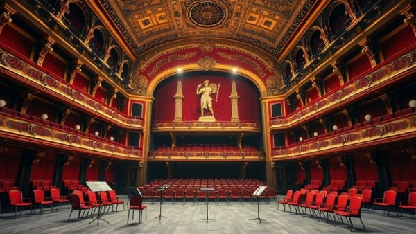 Michigan Theatre's ornate interior showcases its historic grandeur amidst a board crisis.