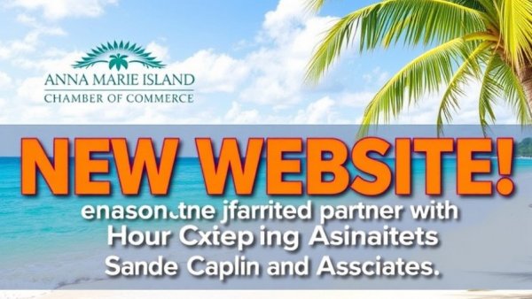 Anna Maria Island Chamber of Commerce digital marketing partnership announcement.