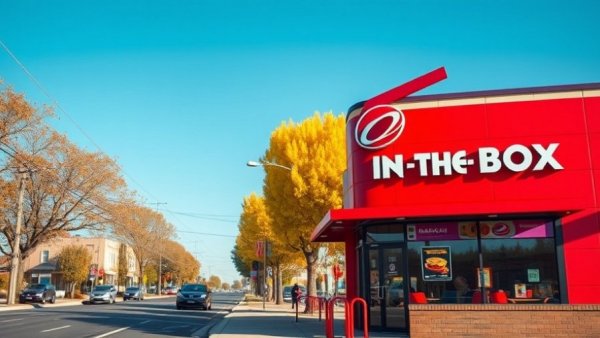 Vibrant Jack in the Box Michigan location.