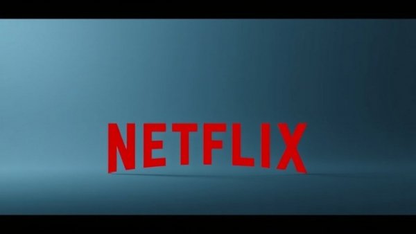 Netflix logo on blue gradient, related to Karate Kid Franchise.