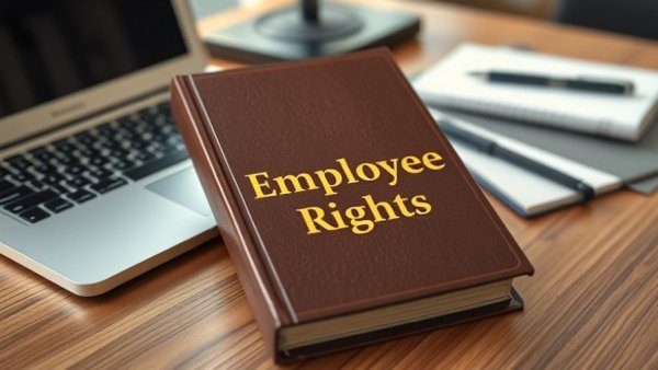 Employee rights book on desk, related to Michigan Anti-SLAPP law