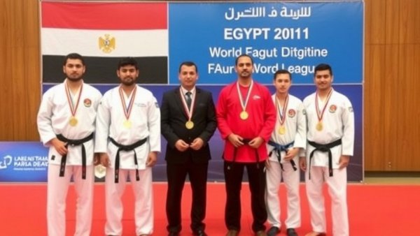 Egypt bags 4 medals at karate World League