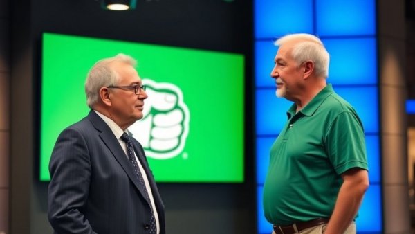 Indoor business meeting about lawn fertilization and weed control services Muskegon.