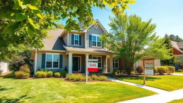 Lakewood real estate transactions: 'Sold' sign in front of suburban house.