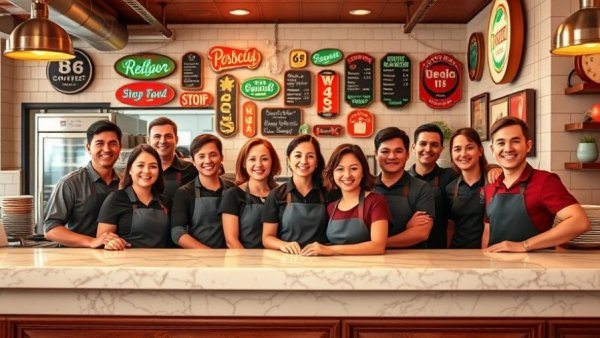 Friendly staff at an iconic restaurant in Grand Rapids.