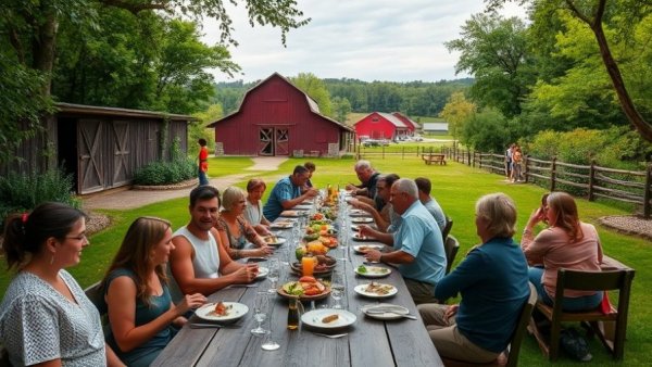 Michelin chef venue in Southwest Michigan outdoor gathering.