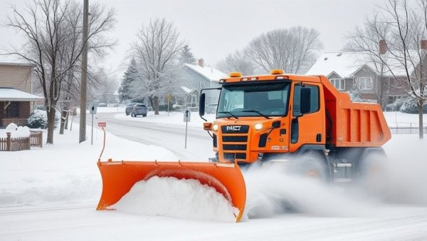 Effective snow removal service operation in Muskegon suburb