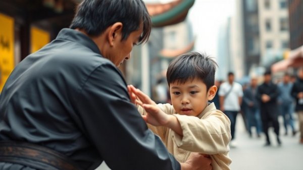 Choy Lee Fut martial arts instruction session outdoors.